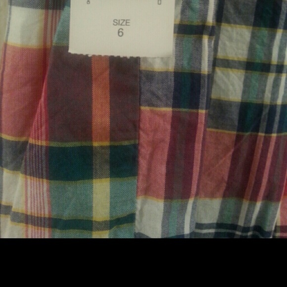 NEW AMERICAN LIVING PLAID DRESS LITTLE GIRLS sz 6 EASTER DRESS - Picture 4 of 4